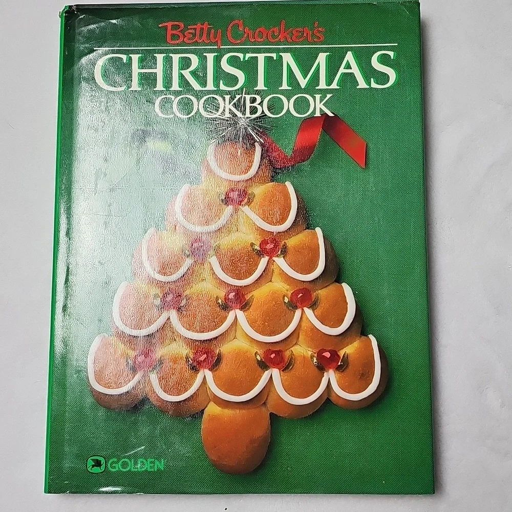 Betty Crocker Green and Red Holiday Baking Cookbook 1984 Fourth Printing